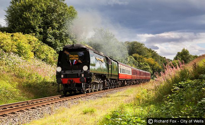 Christmas Carols on the City of Wells Steam Train 